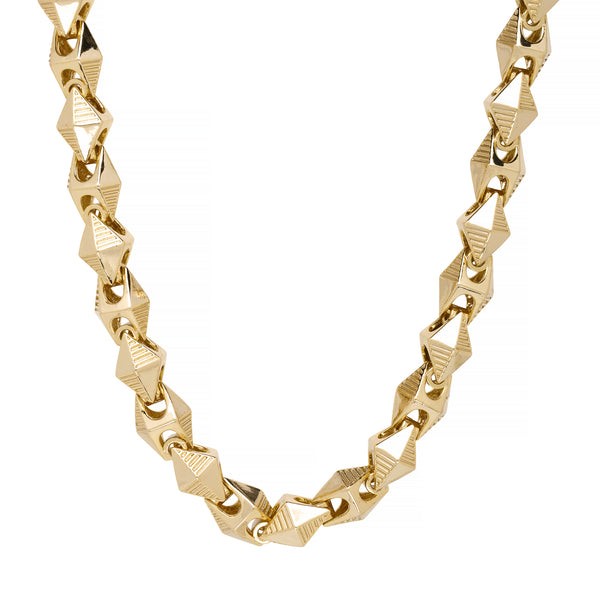 Pyramid Chain (Gold Filled)