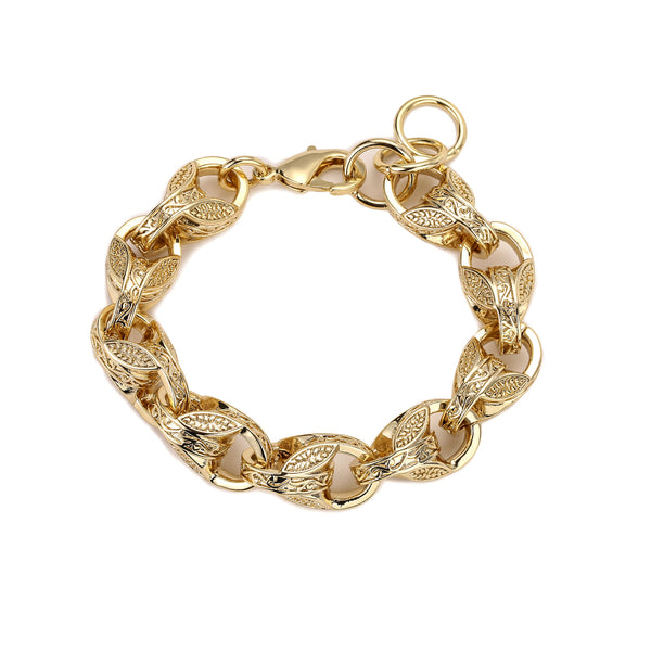 10mm Tulip Chain and Bracelet Set  (Gold Filled)