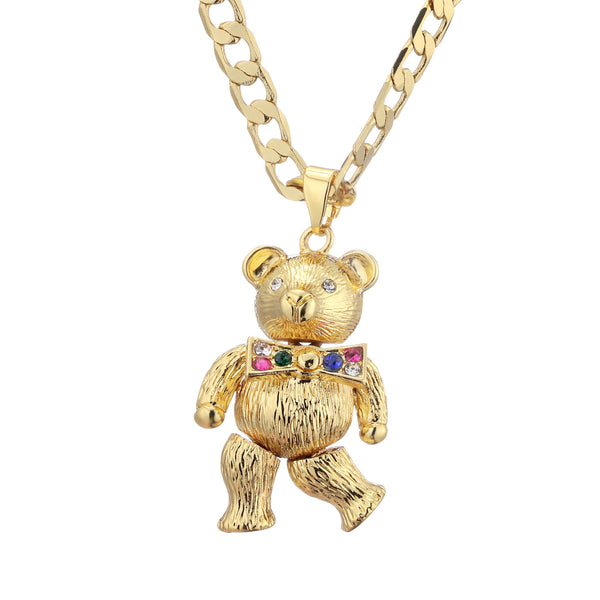 Teddy Bear Pendant (Gold Filled)