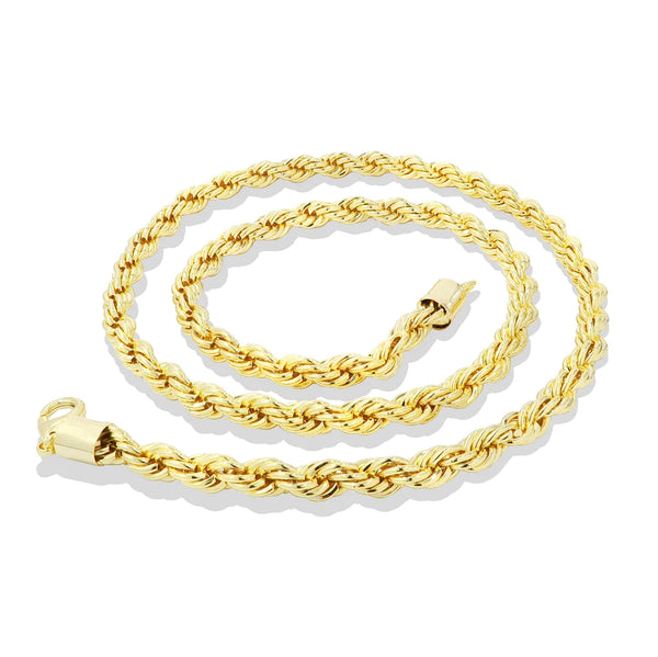 Rope Chain 8MM Necklace (Gold Filled)