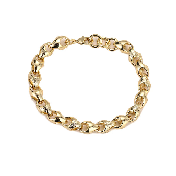 Acorn Belcher Bracelet (Gold Filled)