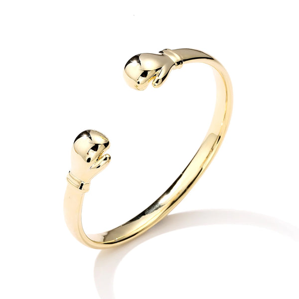 Boxing Glove Bangle (Gold Filled)