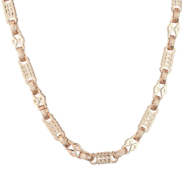Rose gold stars 2025 and bars necklace