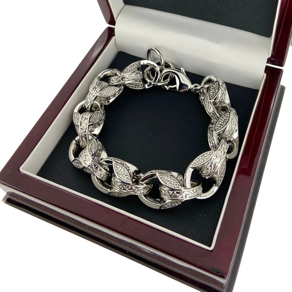 15MM Tulip Bracelet (Silver Filled)