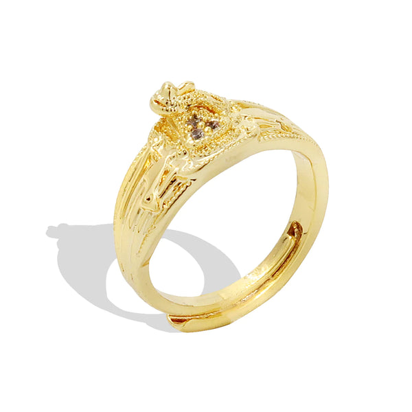 Childrens Saddle Ring (Gold Filled)