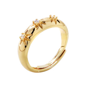 Childrens Trilogy Diamond Ring (Gold Filled)