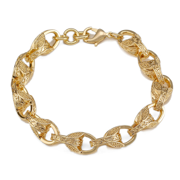 3D Tulip BRACELET (Gold Filled)