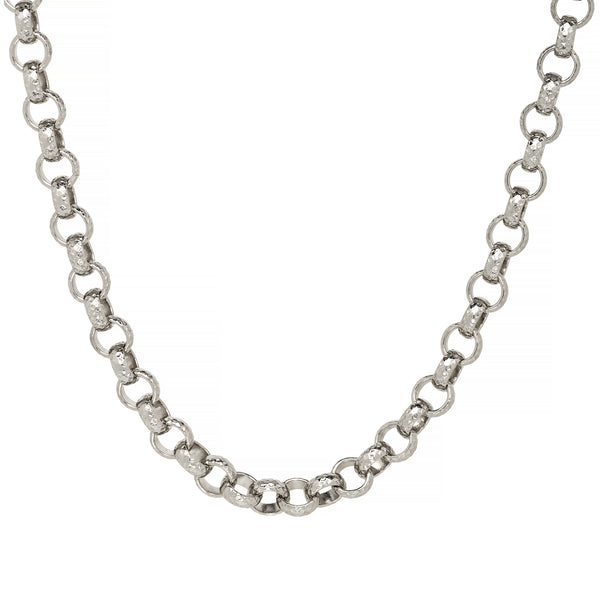 8MM Belcher Chain (Silver Filled)