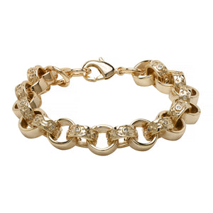Gold Belcher Chain Bracelet in Yellow Gold  Gold River Jewellers