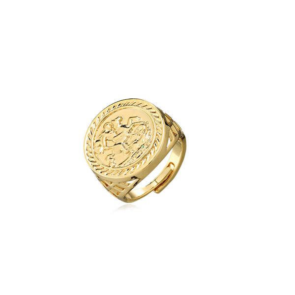 St George Ring (Gold Filled)