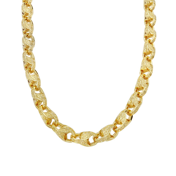 XXL 15MM Tulip Chain - Heavy (Gold Filled)