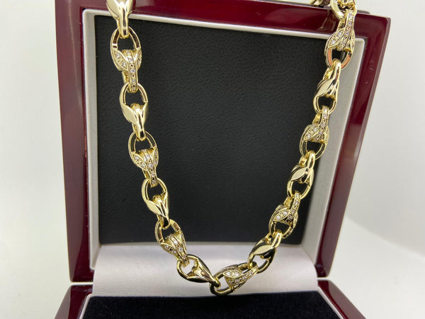 3D Tulip Chain (Gold Filled)
